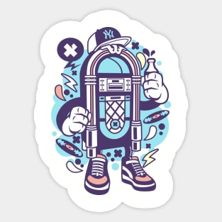 Jukebox Junkie Sticker